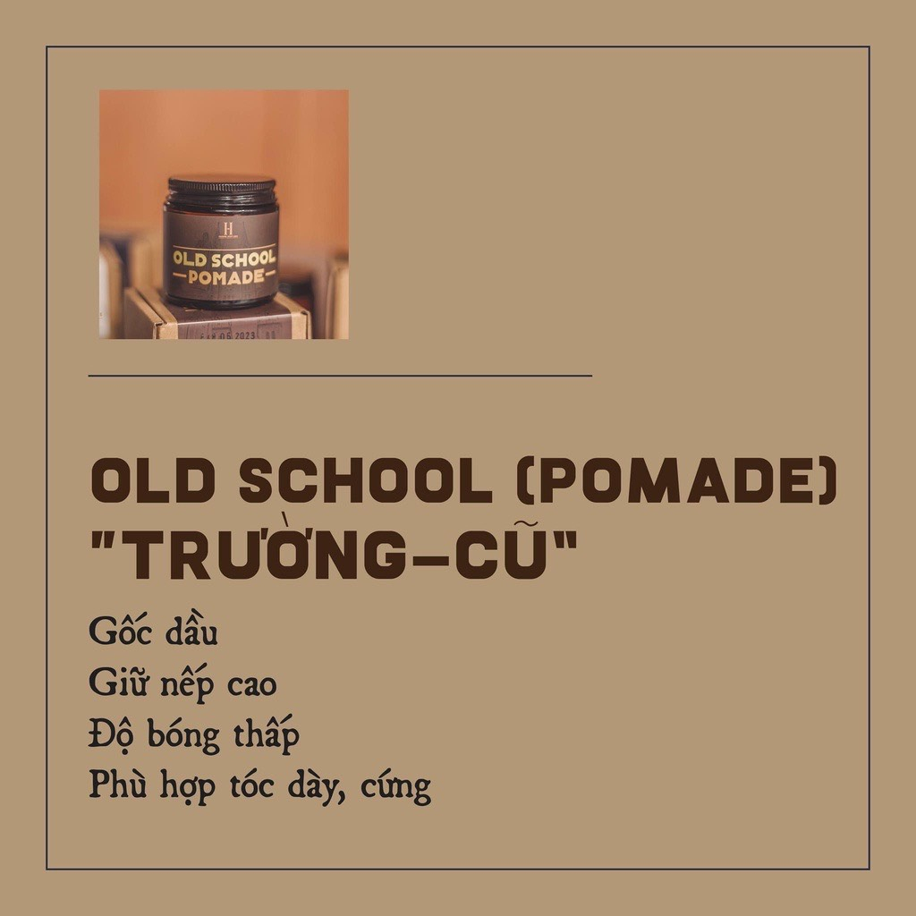 Sáp vuốt tóc Saigon Hustlers Pomade Sunny Shine, Original, Old School, Red Rock, Clay, Wax 112g