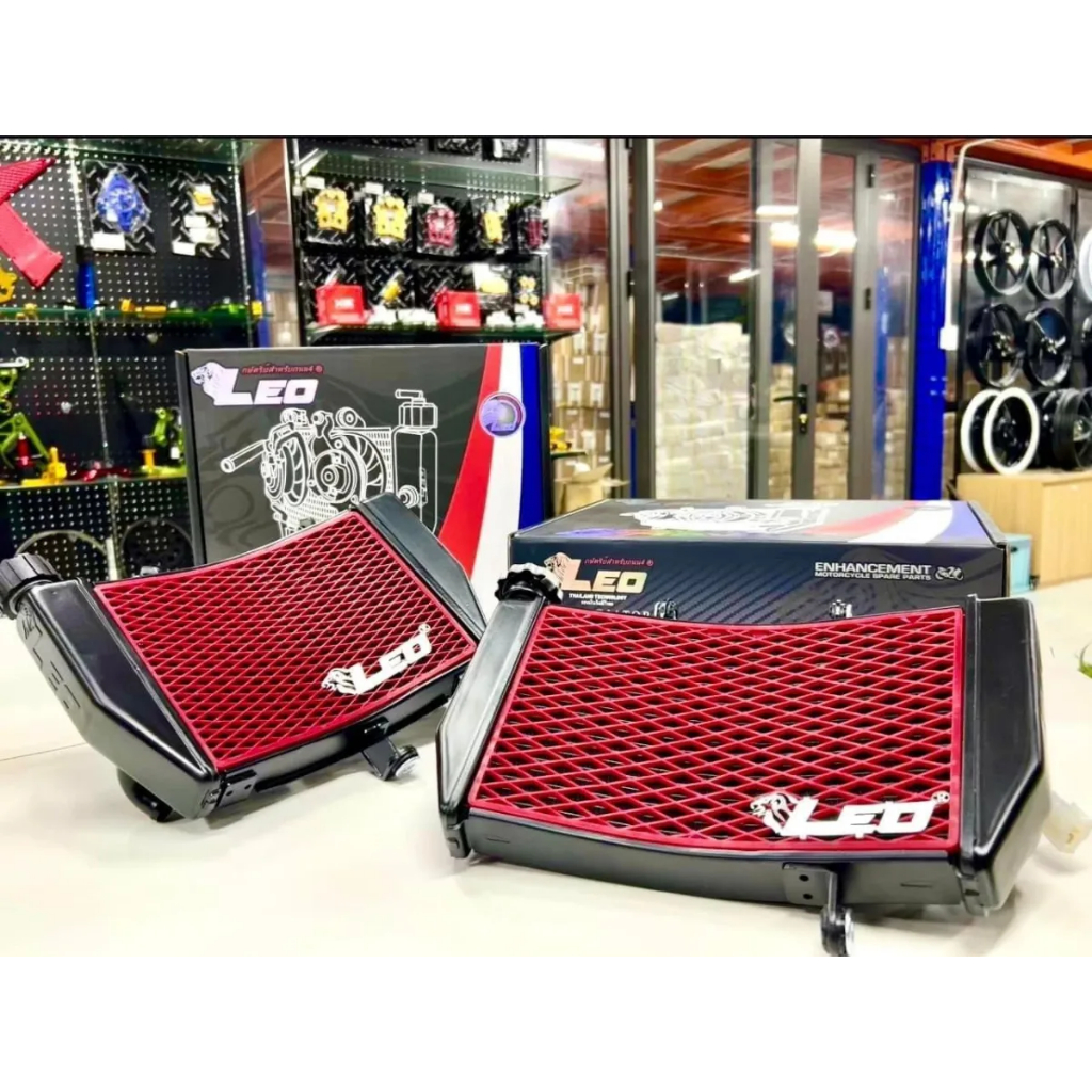 Két nước mát Lớn LEO , 2 quạt gắn Xe Winer , Sonic , Exciter 150