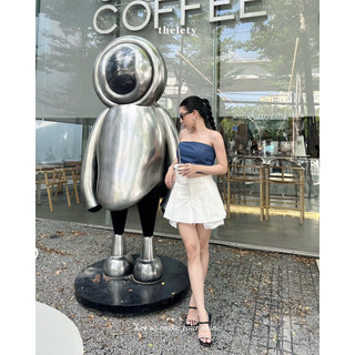 Áo Ống Denim TUBI TOP | 𝐭𝐡𝐞𝐥𝐞𝐭𝐲