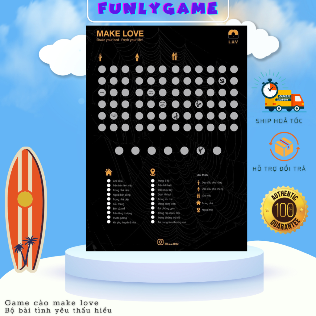 Che Tên) Game Bad Bed Make Love Dadpaper Trò Chơi Drinking Game Nâng Tầm Cảm Xúc Cho Cuộc Yêu