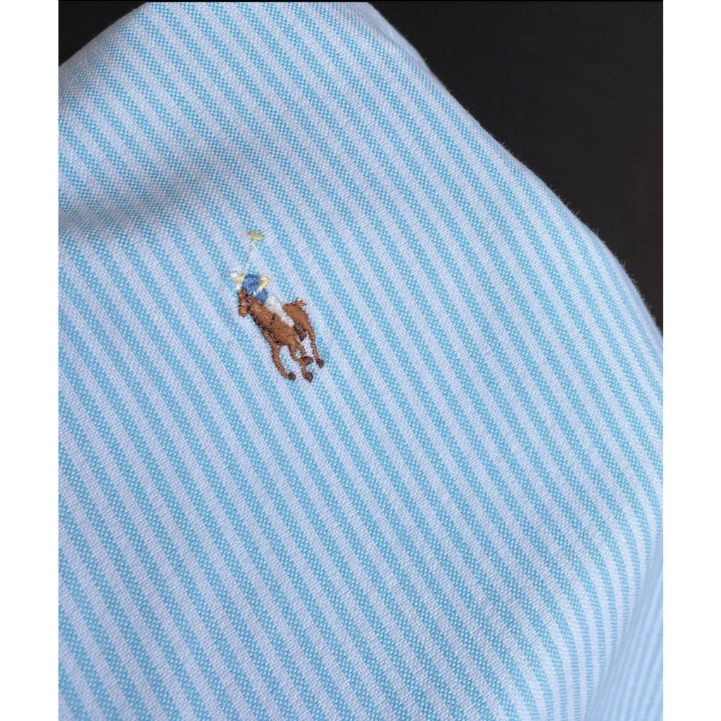 ÁO SƠMI NAM, NỮ VẢI OFORD 100% COTTON, TAY DÀI, DÁNG PHONG CÁCH CHÂU ÂU, MÀU TRẮNG SỌC NHỎ XANH NGỌC