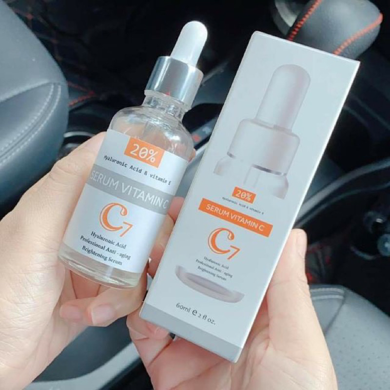Tinh chất tế bào gốc thúc đẩy tái tạo da vitamin dưỡng trắng sáng da C7 60ml