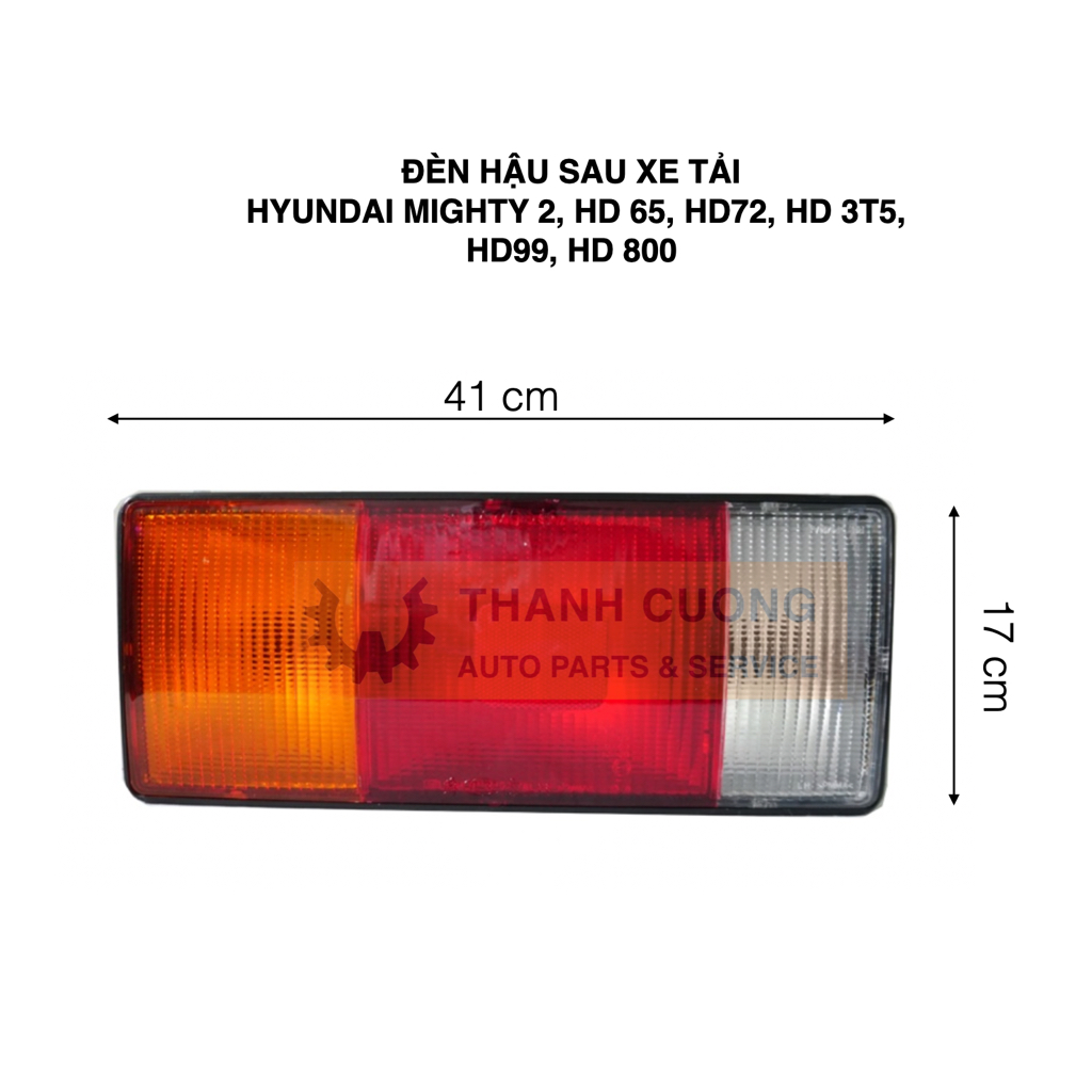 Đèn hậu xe tải Hyundai Mighty 2, HD 3T5, Hd 5- 24T, HD65, HD 72, HD99, HD 800, Mighty EX6, Mighty EX8, Mighty N250