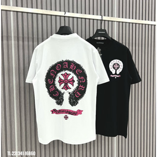 Áo thun chrome hearts unisex Nam Nữ, áo phông cotton 2 chiều co dãn thoáng mát new 2023