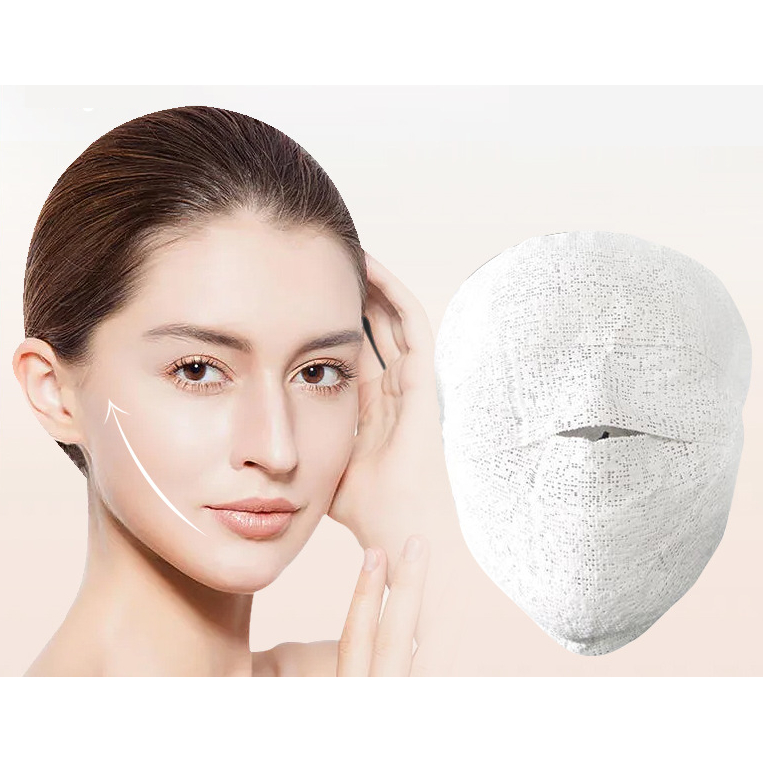 Gói 5 miếng đắp mặt nạ thạch cao tạo hình 3D, nâng cơ dùng trong spa,