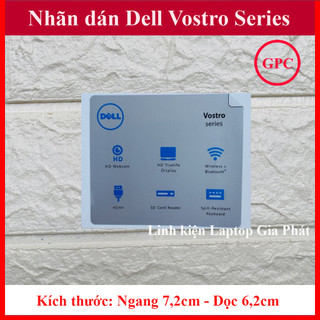 Nhãn Dán Dell Vostro - màu Trắng