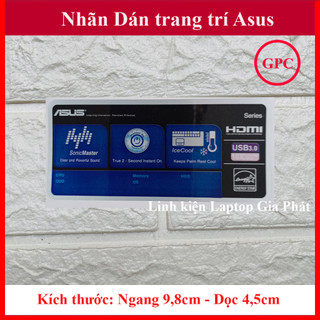 Nhãn Dán trang trí Asus