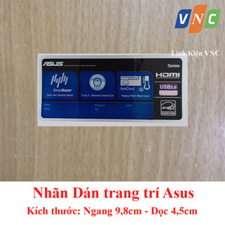 Nhãn Dán trang trí Asus