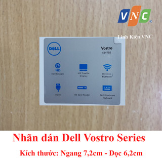 Nhãn Dán Dell Vostro - màu Trắng