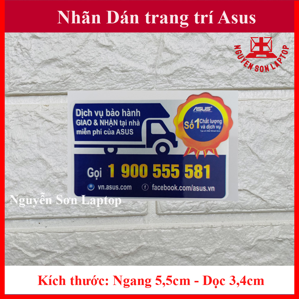 Thay Nhãn Dán Asus - Nhãn Dịch vụ bảo hành