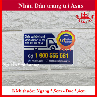 Thay Nhãn Dán Asus - Nhãn Dịch vụ bảo hành
