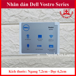 Thay Nhãn Dán Dell Vostro - màu Trắng
