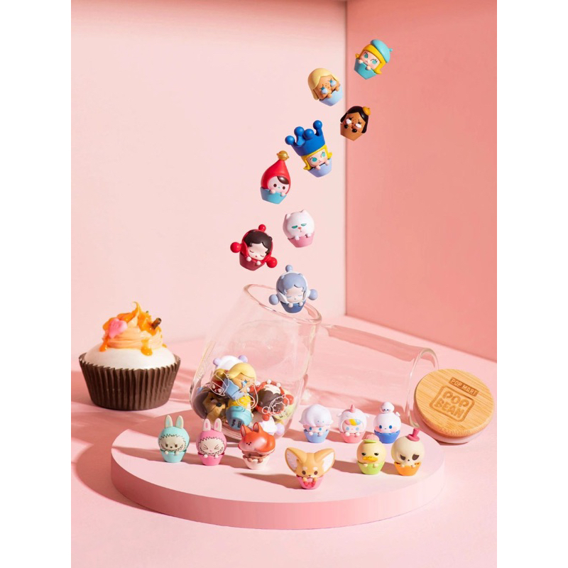 Popbean hạt đậu popmart mô hình mini decor trưng bày