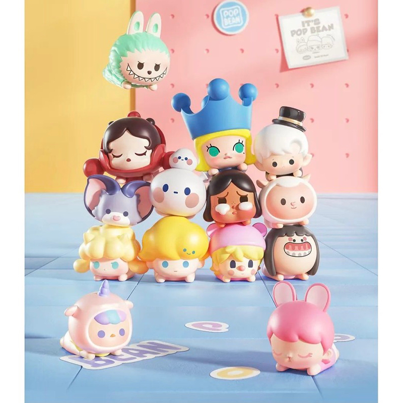 Popbean hạt đậu popmart mô hình mini decor trưng bày