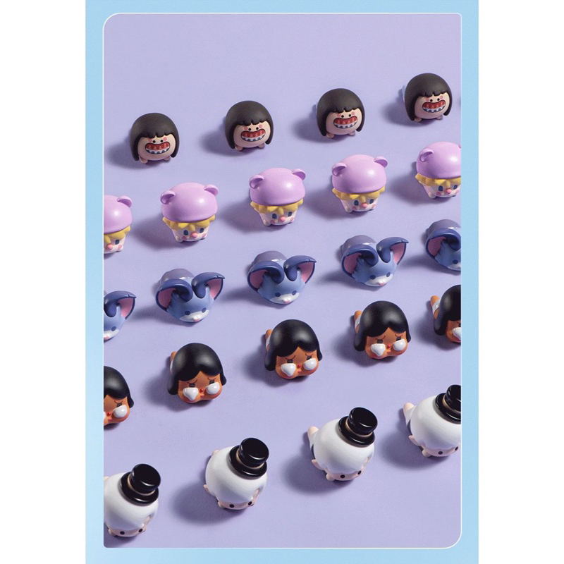 Popbean hạt đậu popmart mô hình mini decor trưng bày