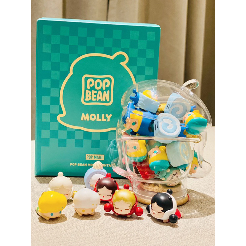 Popbean hạt đậu popmart mô hình mini decor trưng bày