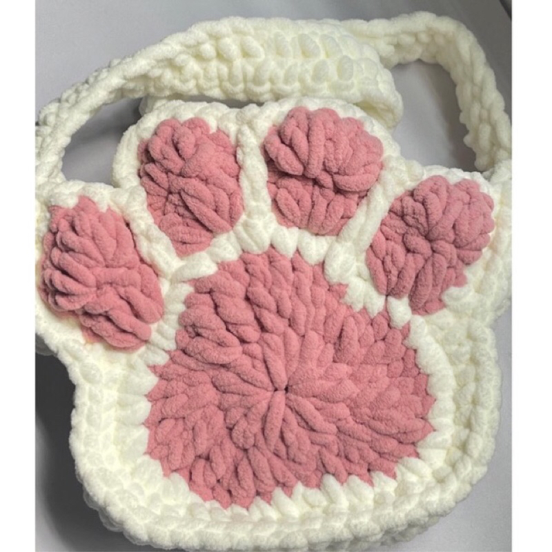 Túi len chân mèo 😼 🧶 ảnh thật phía sau