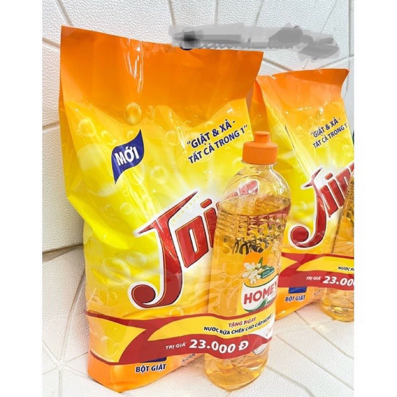 Bột Giặt Joins 2,7kg Giặt & Xả 2 Trong 1 (Kẹp Tặng)