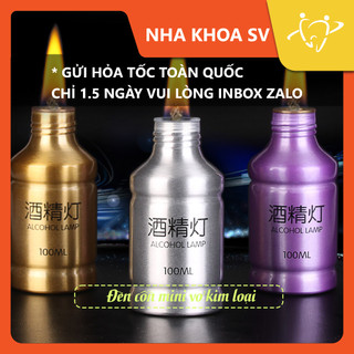Đèn cồn mini vỏ kim loại - tặng kèm 1 bấc | đèn cồn