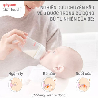 BÌNH SỮA PIGEON SOFTOUCH THẾ HỆ 3