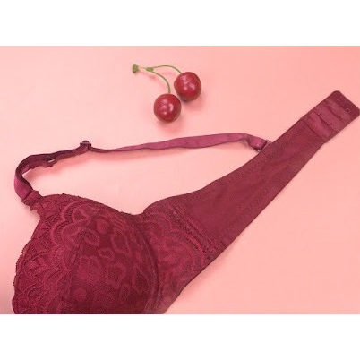 Áo lót nữ mỏng Luperi  bát to vải ren mềm có gọng bản 2 móc LV810