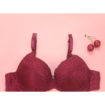 Áo lót nữ mỏng Luperi  bát to vải ren mềm có gọng bản 2 móc LV810