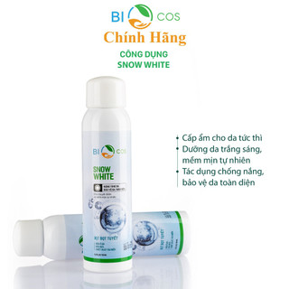 [ BIOCOS ] Xịt kem chống nắng, dưỡng trắng dưỡng da và bảo vệ da BIOCOS Snow White - SACDEP24H.VN