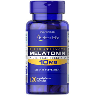 Viên uống hỗ trợ mất ngủ Puritan’s Pride Melatonin 10mg 120 viên