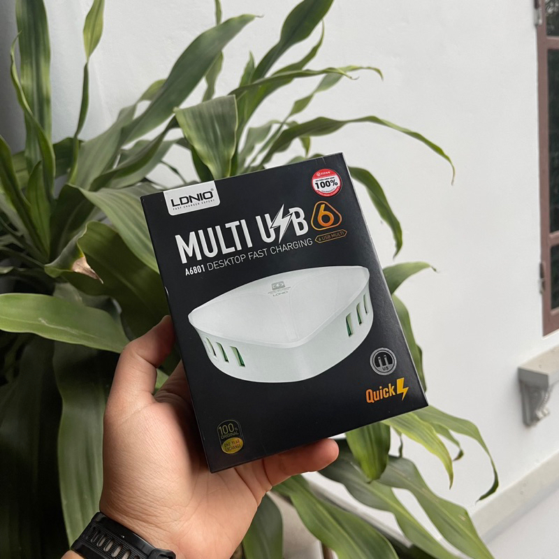 Trạm sạc LDNIO 6 cổng