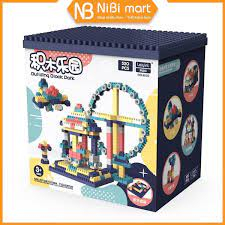 Bộ Đồ chơi xếp hình 520 chi tiết phát triển trí tuệ cho bé
