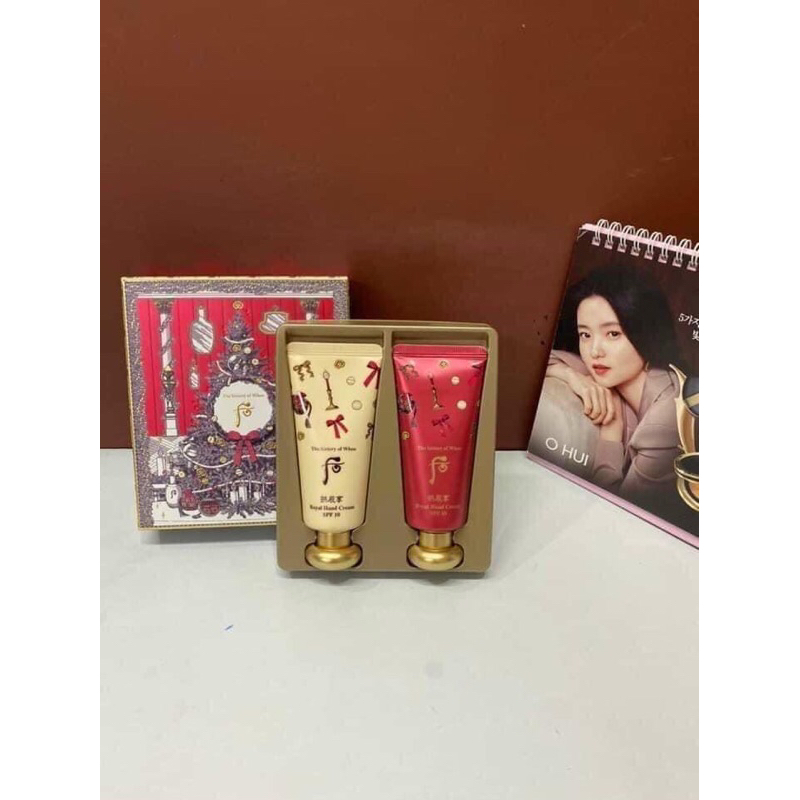 Set kem dưỡng da tay whoo – Royal Hand Cream SPF10