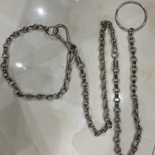 Dây Xích Inox Đại 2 Móc Cho Chó Lớn Dài 2m2 (chó trên 35kg)