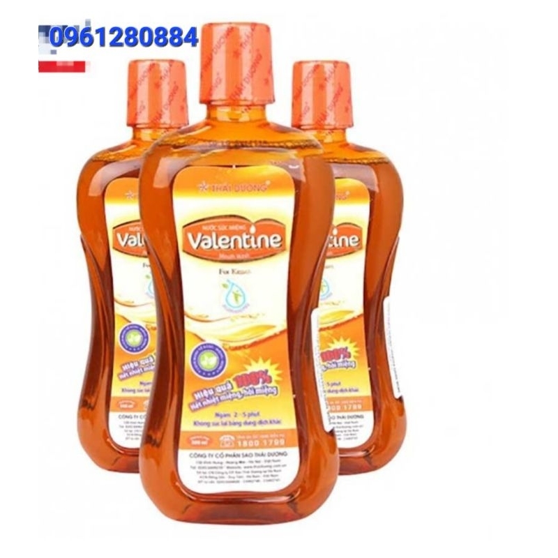 Súc miệng Valentine