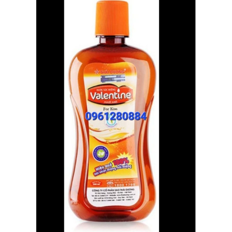 Súc miệng Valentine