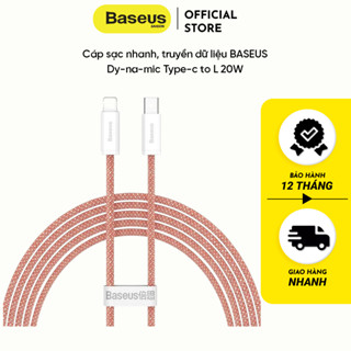 Cáp sạc nhanh type c to L hoặc USB to L Baseus CALD dynamic fast charging & data cable