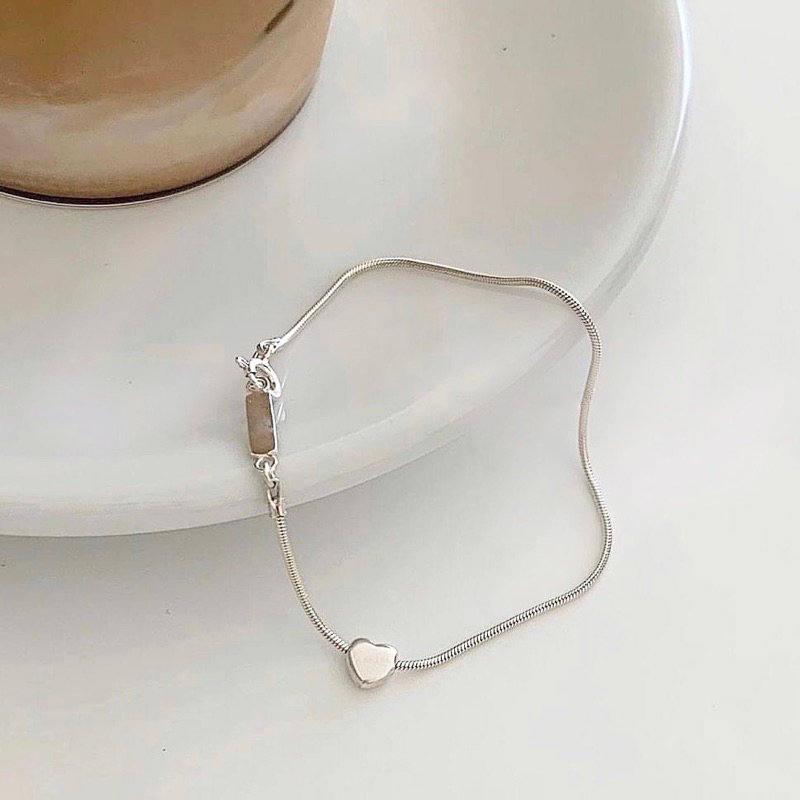 Vòng tay dây Pan mix tim Choco Jewelry