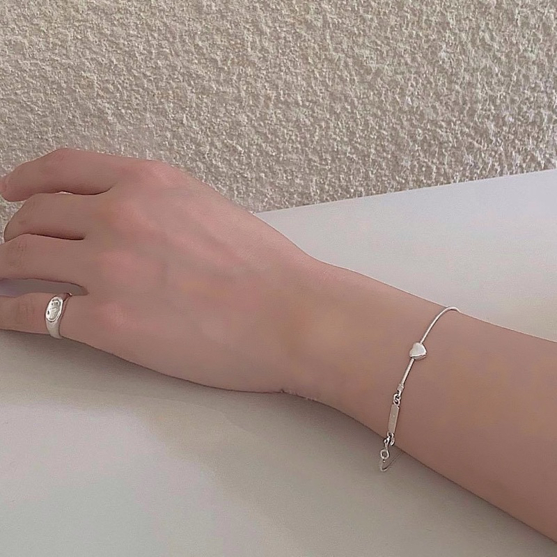 Vòng tay dây Pan mix tim Choco Jewelry