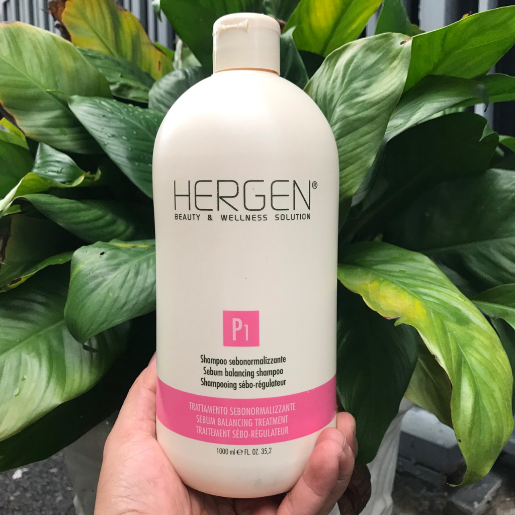 BỘ ĐÔI DẦU GỘI VÀ HUYẾT THANH GIẢM DẦU BES HERGEN P1 - P2 400ML - 1000ML