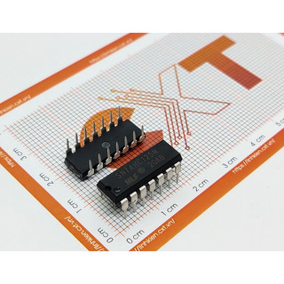 74hc125n ic buffer non-inverting 3-state output, 14-dip
