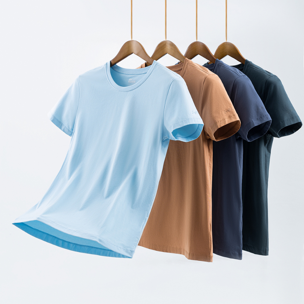 Áo Thun Nam Cotton 5S Nhiều Màu Cổ Tròn, Thoáng Mát, Mềm Nhẹ, Thấm Hút Mồ Hôi Vượt Trội