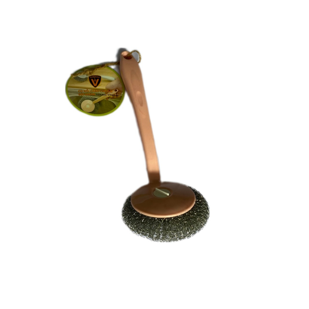 Cọ xoong nồi cán dài sợi nhôm Vinasu