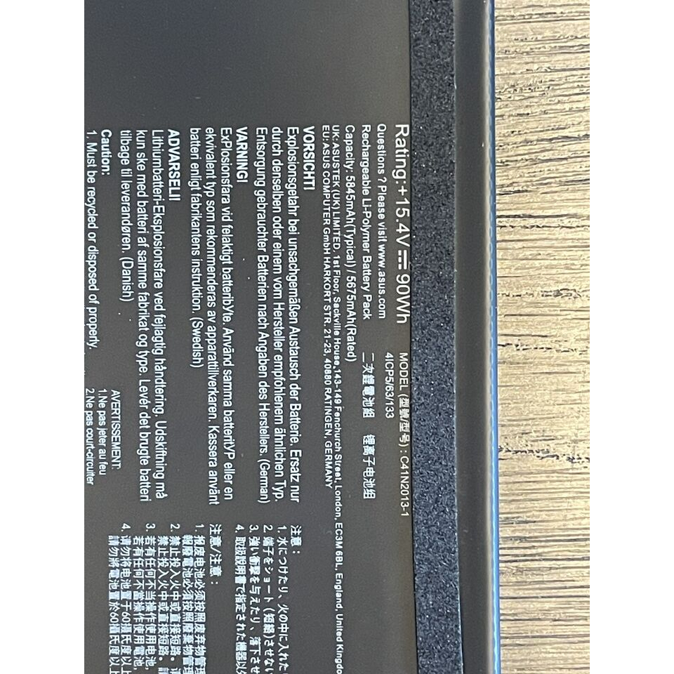 Pin Asus ROG Strix G15 G513 G17 G713 Series, C41N2013 Zin