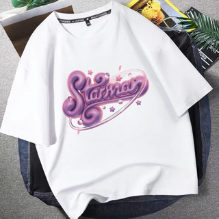 SWELEE at0165 Áo thun nam nữ cotton form rộng tay lỡ unisex hình in chữ starman