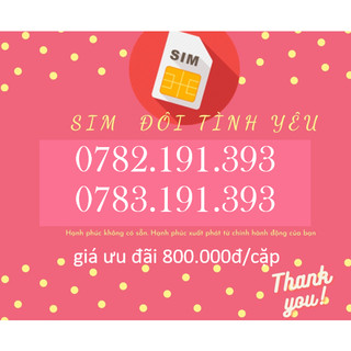 SIM SỐ CẶP GIỐNG 9/10 SỐ