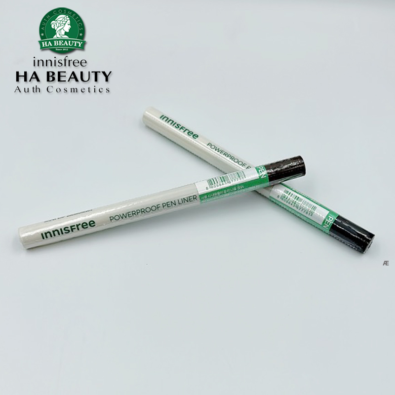 Bút kẻ viền mắt Lâu trôi Chống nước, mồ hôi và bã nhờn innisfree Power Proof Pen Liner 0.6g Hàn Quốc