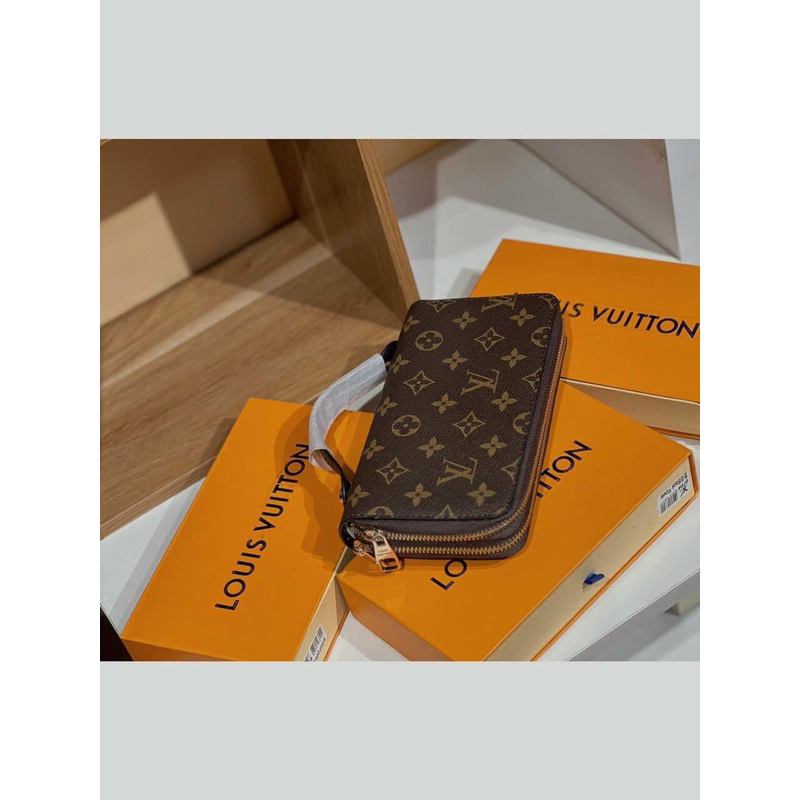 Ví cầm tay Lv 2 khoá thời trang nữ