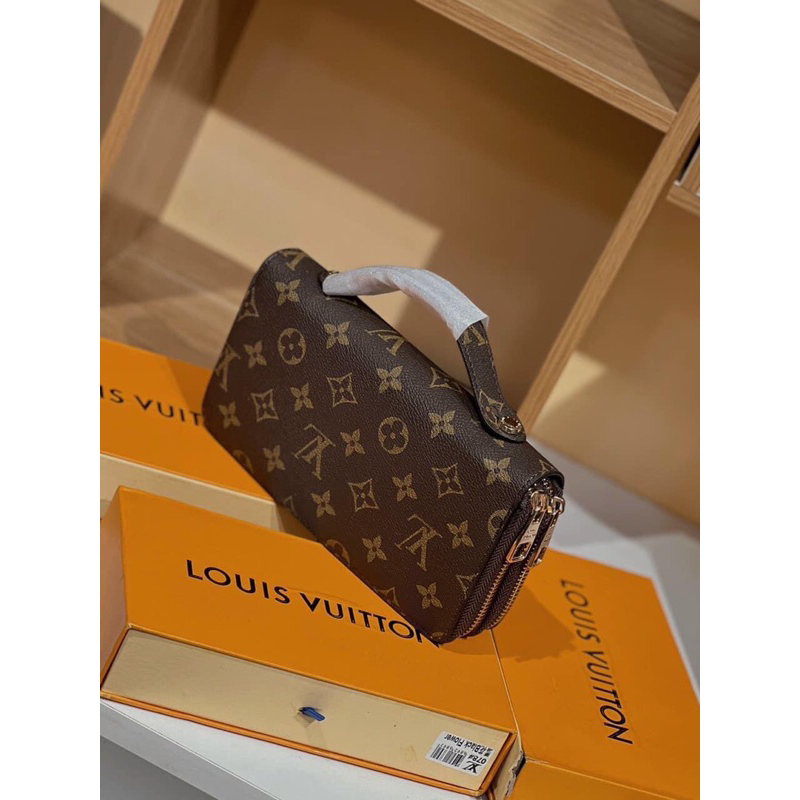 Ví cầm tay Lv 2 khoá thời trang nữ