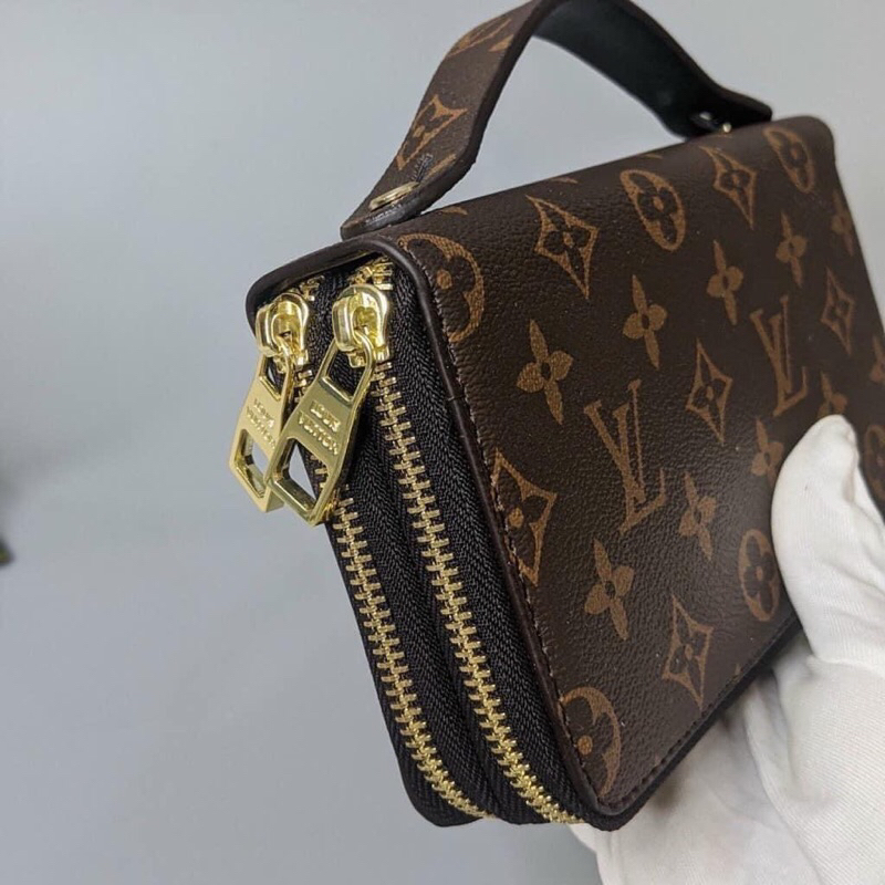 Ví cầm tay Lv 2 khoá thời trang nữ