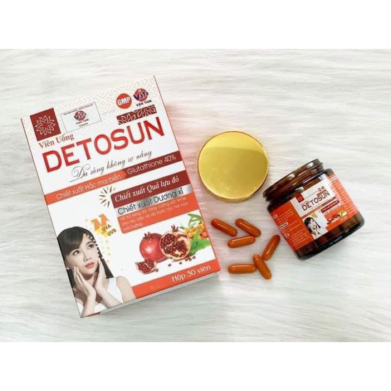 Viên uống chống nắng DETOSUN