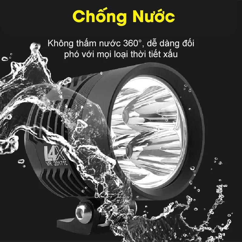 Đèn Trợ Sáng L4X LED CREE CAO CẤP MẪU 2020 Bảo Hành 3 Tháng